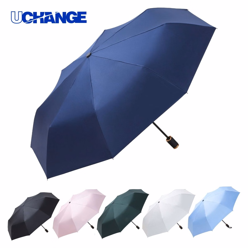 Custom Vinyl Sun Umbrella Triple Folding