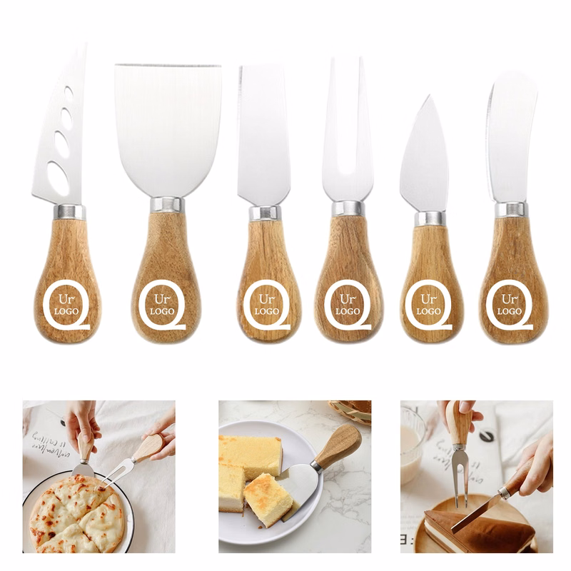 6-Piece Cheese Fork Knife Set