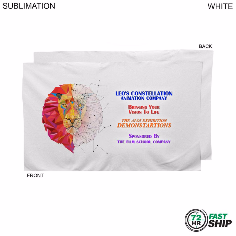 72 Hr Fast Ship - Plush and Soft White Velour Terry Cotton Blend Hand, Sports Towel, 15x25