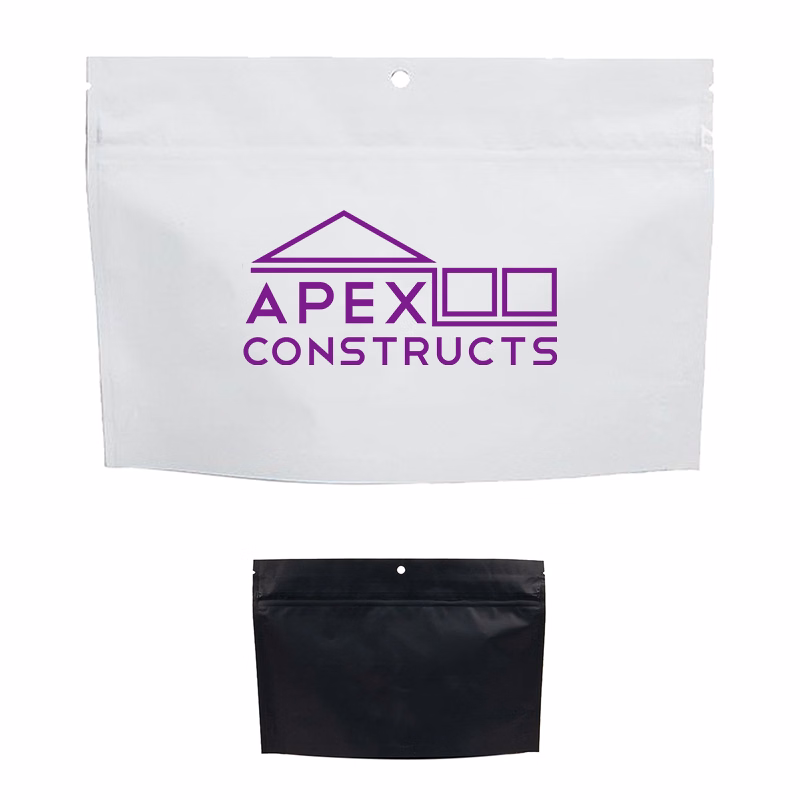 28 gram Child Resistant Pouch / Exit Bag 9" x 2 7/16" x 6"