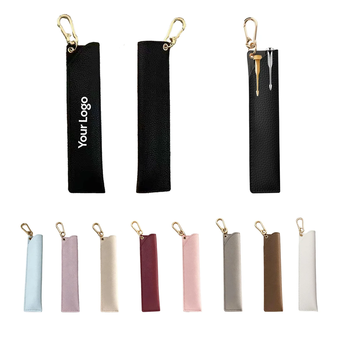 Customizable 2 Pack Pen Pouch with Hook Holder 1