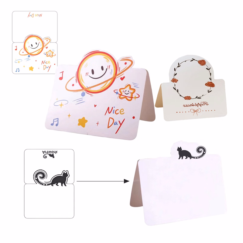 Shaped Folding Greeting Card