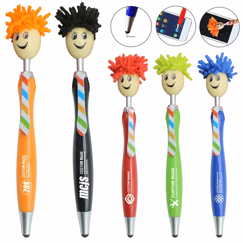 3-in-1 Stylus Screen Cleaner Ballpoint Pen