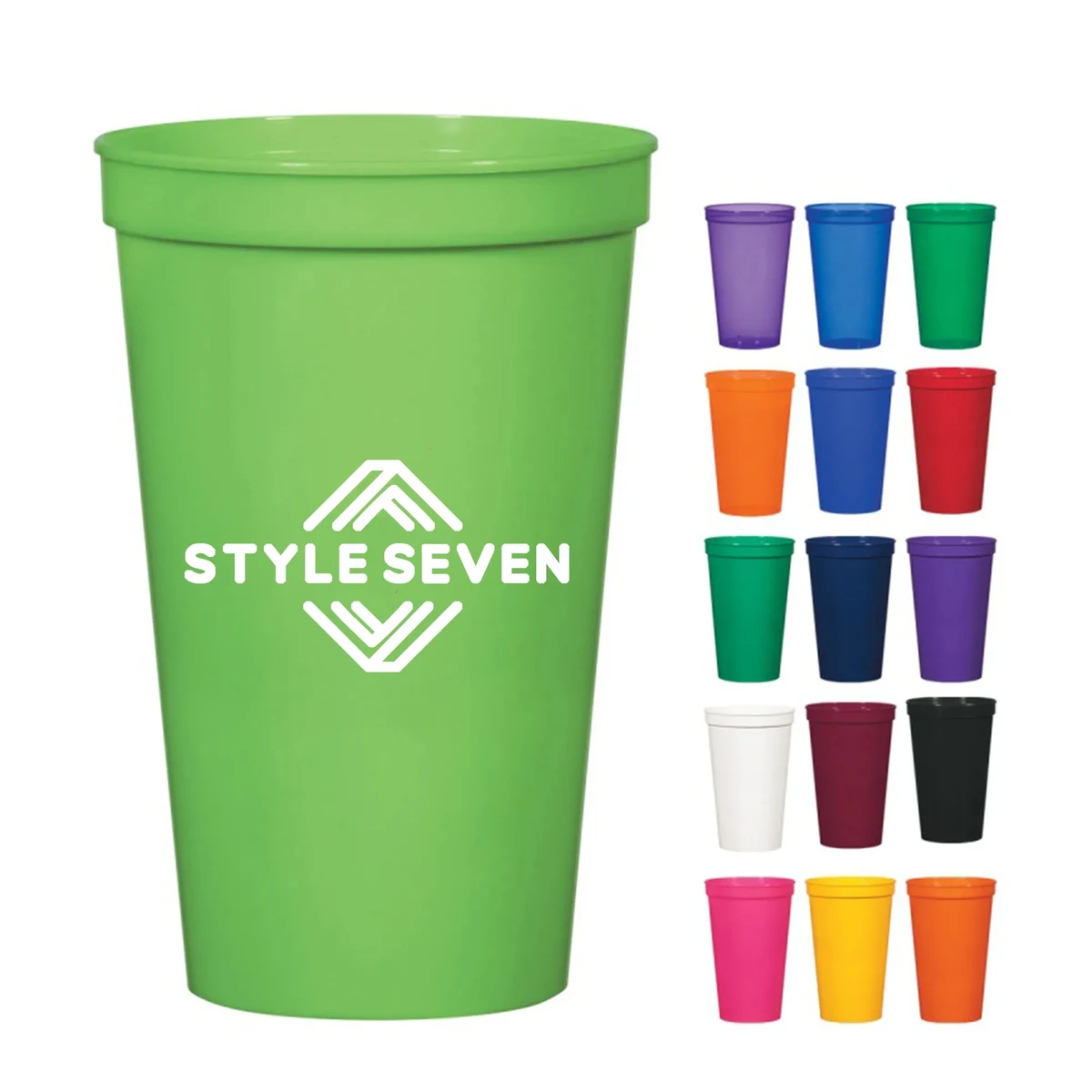 16 Oz Plastic Cheer Disposable Party Stadium Cup MOQ100pcs 1