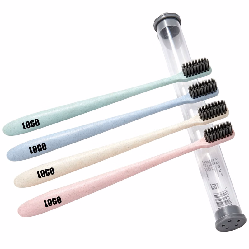 Wheat Straw Charcoal Toothbrush