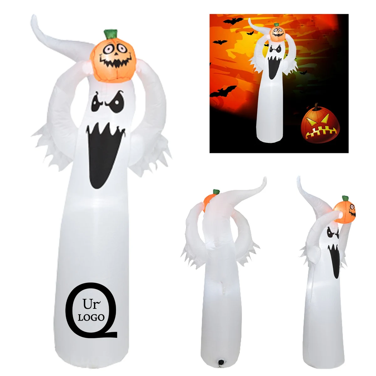 6 Ft Halloween Inflatable Ghost 1
