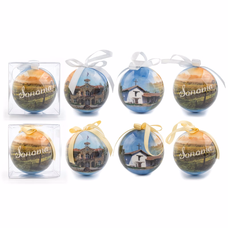 Crystal Effect Custom Ornaments