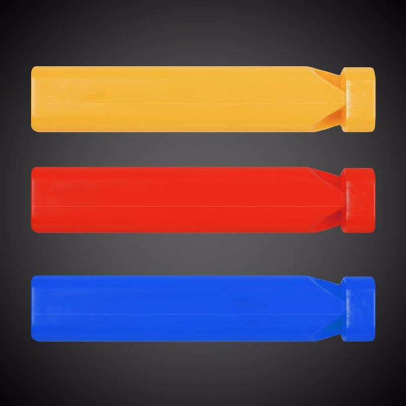 7" Train Whistles Assorted Colors(Blank)