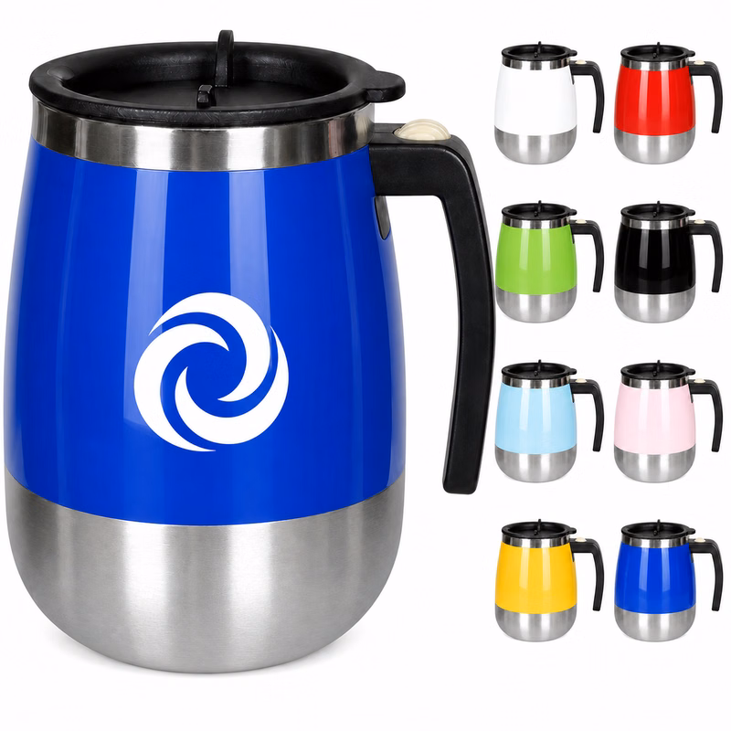 13Oz Stainless Steel Automatic Stirring Mug