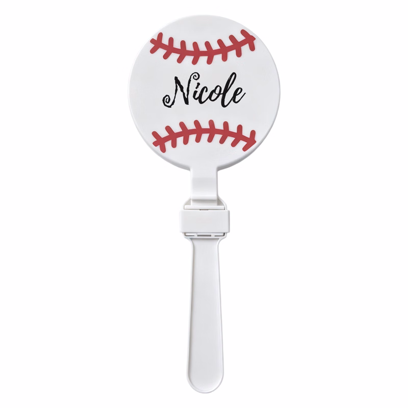 Baseball Plastic Clapper Noisemaker