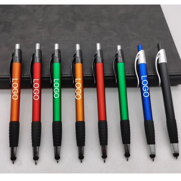 Simplistic Stylus Grip Pen - Metallic 1