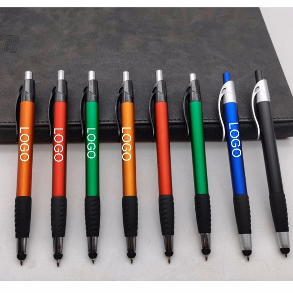 Simplistic Stylus Grip Pen - Metallic
