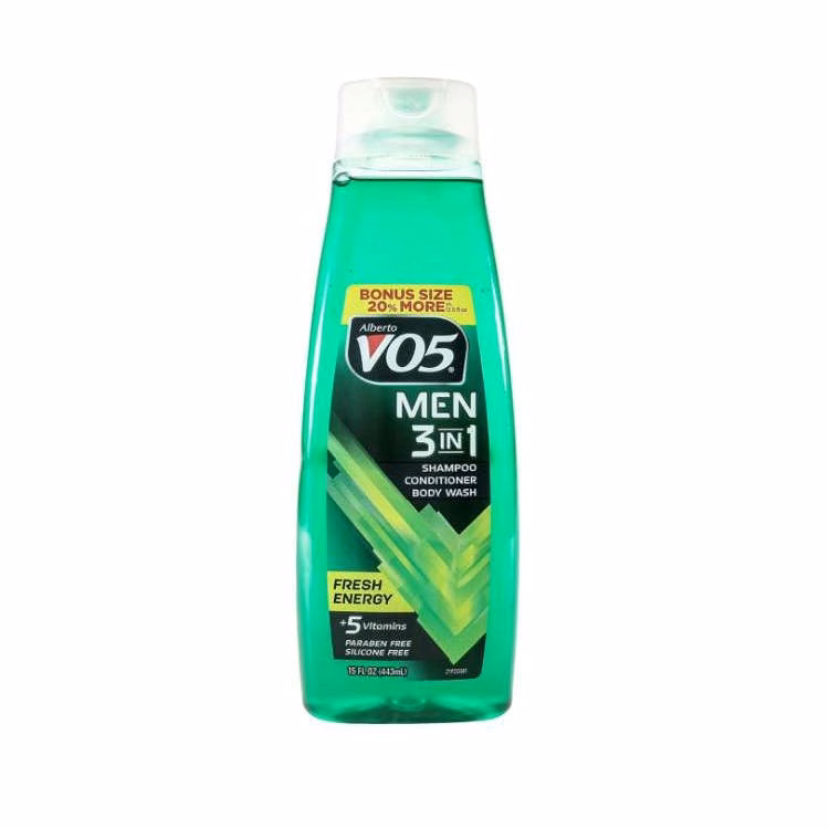 VO5 Men's Fresh Energy 3-in-1 Moisturizing Shampoo Conditioner and Body Wash - 15 oz