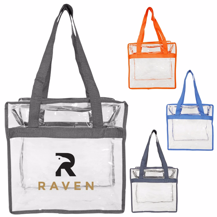 Newport Clear Zipper Tote