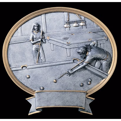 8" Pool Female Legend Plate