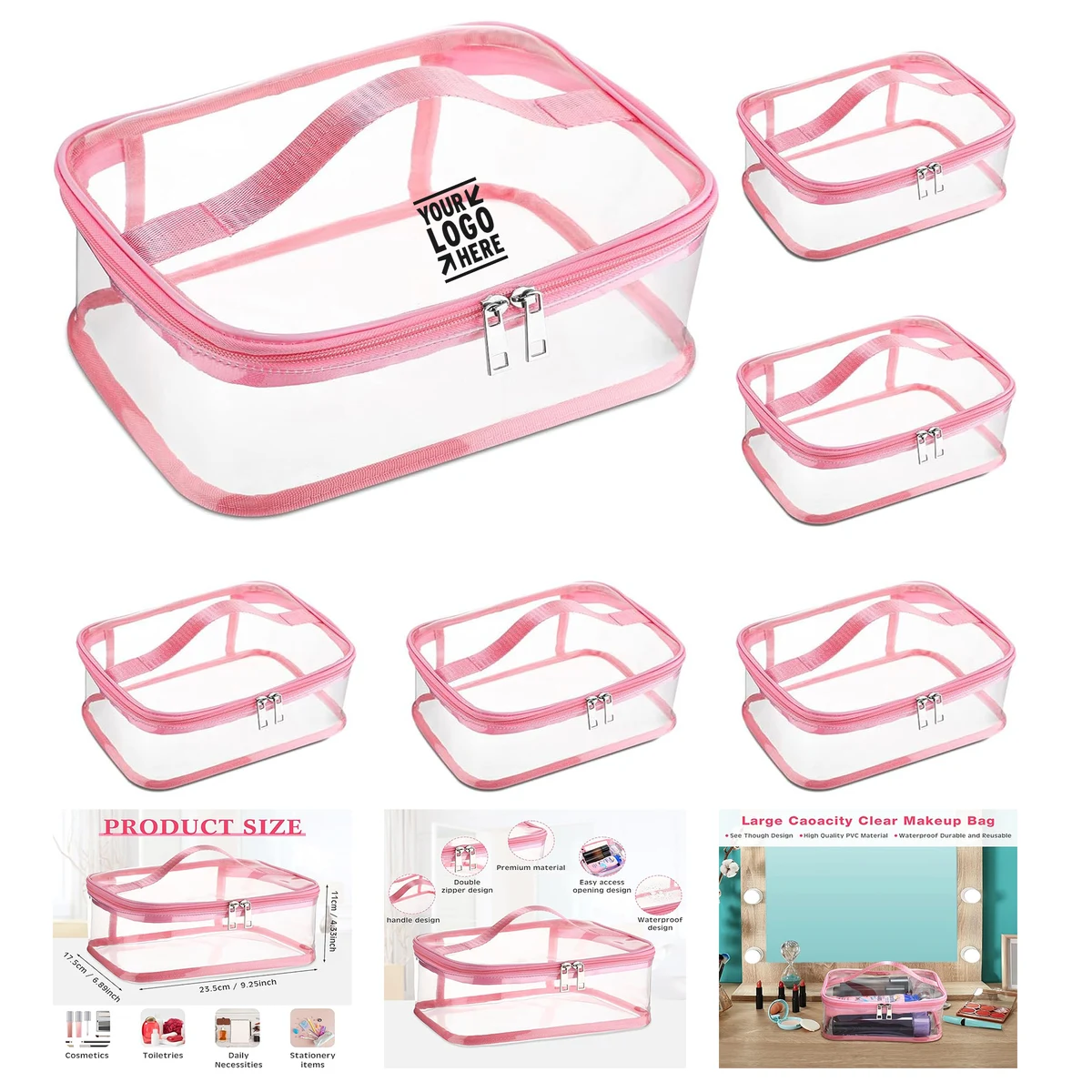 Clear Cosmetic Bag 1