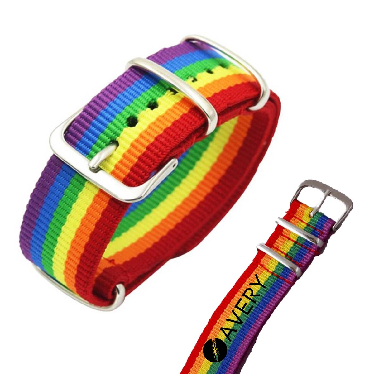 LGBT Rainbow Braided Bracelet Pride Wristband Adjustable 1