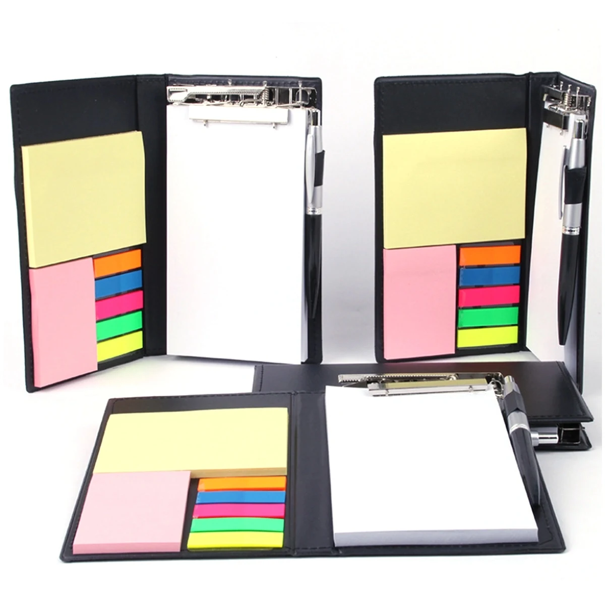 Memo Pad Holder With Sticky Notes Set 1