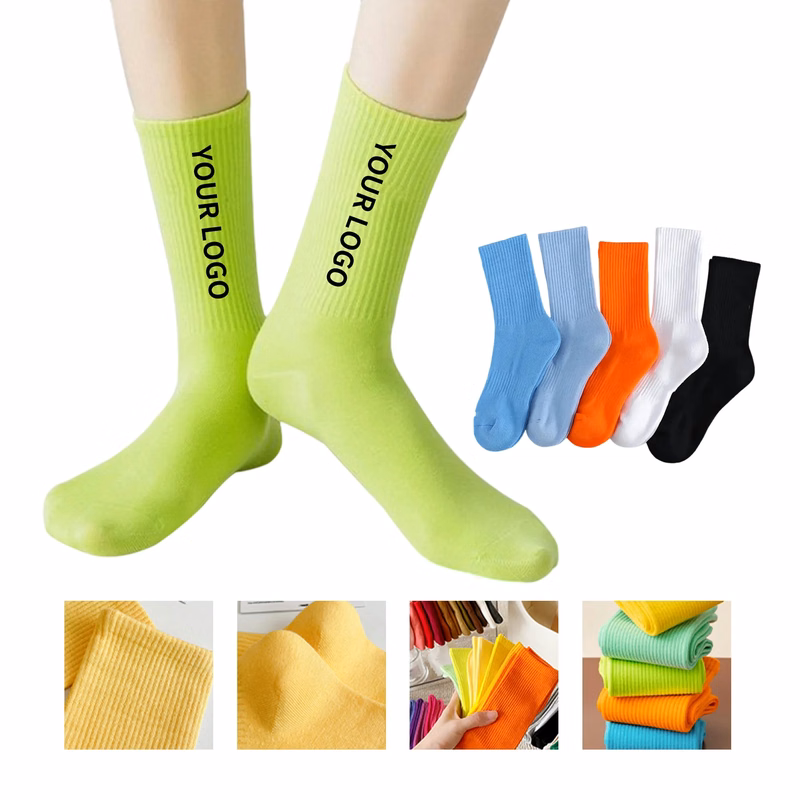 Jacquard Cotton Long Socks