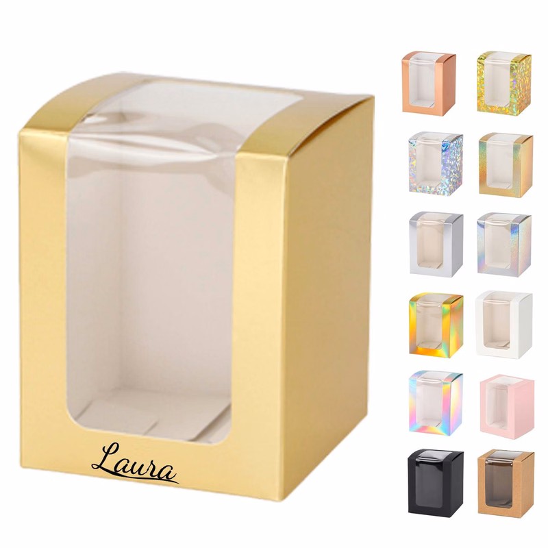Clear Window Holographic Packaging Paper Box