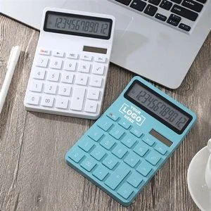 Sleek Solar-Powered Desktop Calculator 1