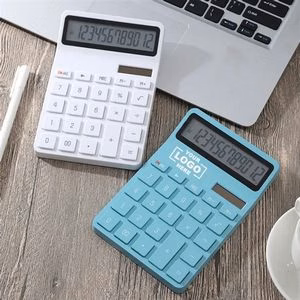 Sleek Solar-Powered Desktop Calculator