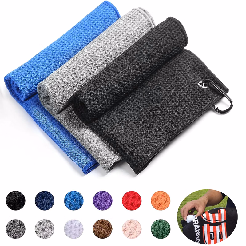 Golf Towel With Grommet And Hook