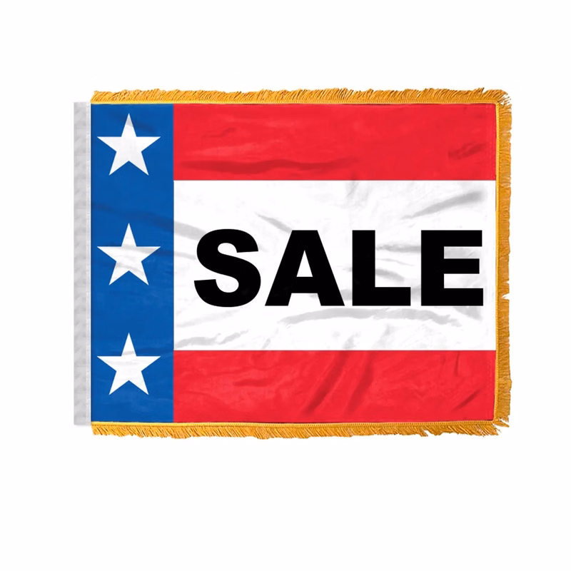 12" x 18" Patriotic Message Antenna Flag