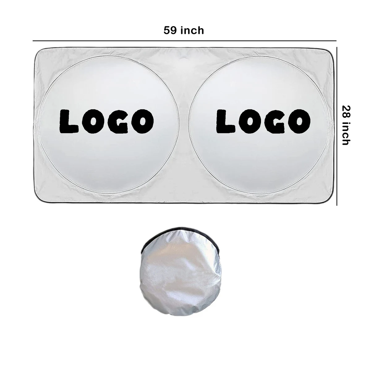 Silver-Coated Sun Shade 1