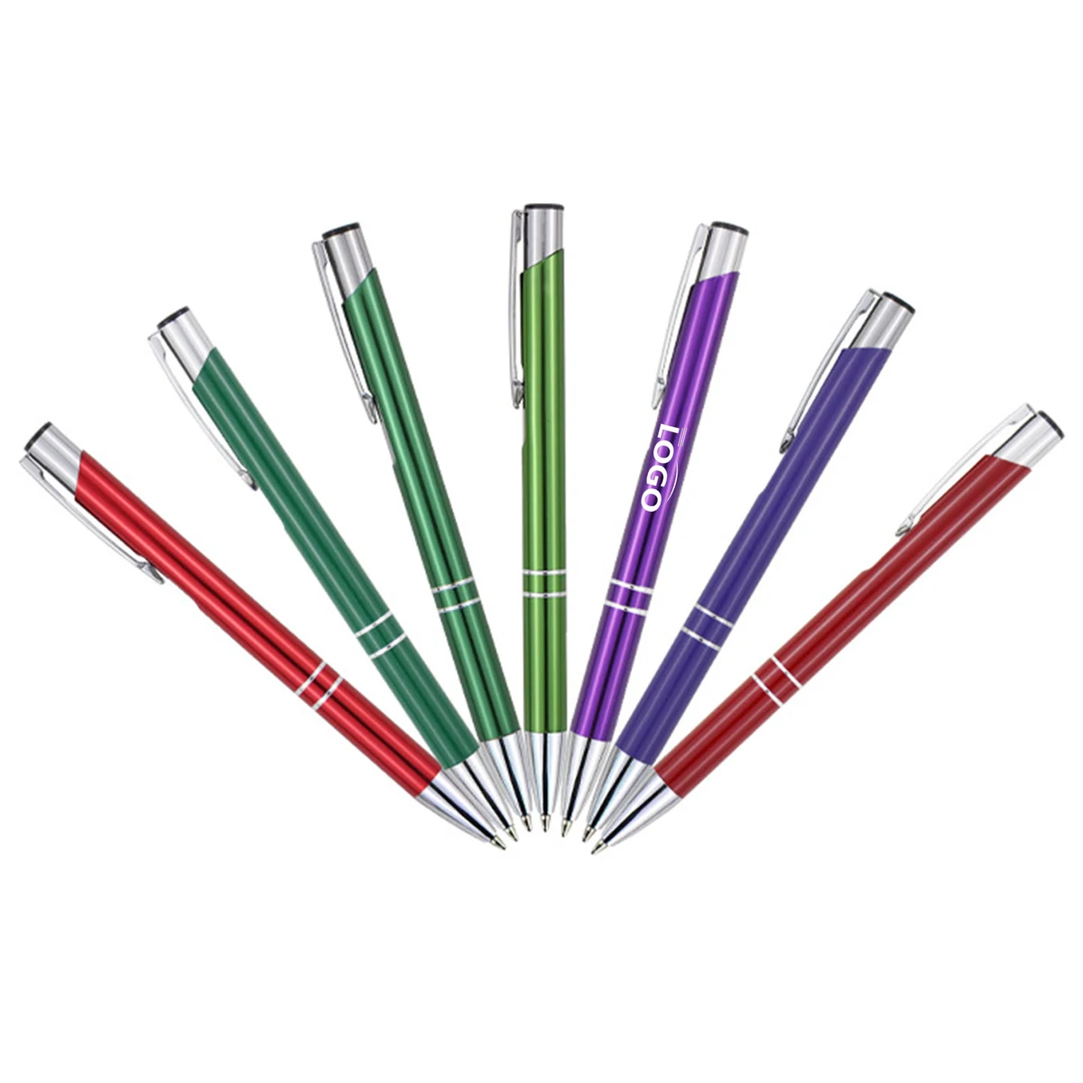 Aluminum Smooth Click Pen 1