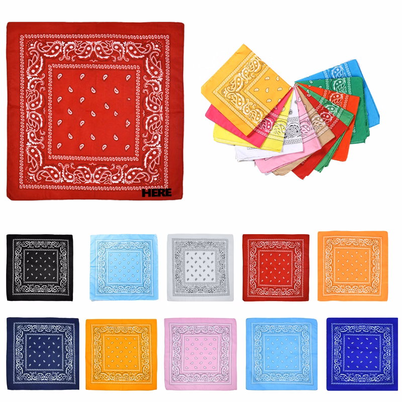 Fashion Silk Bandana Lightweight Scarf for All Seasons