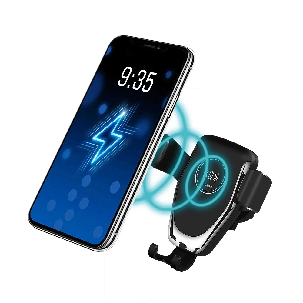 Auto Vent/Dashboard 10W Wireless Charger and Phone Holder 1
