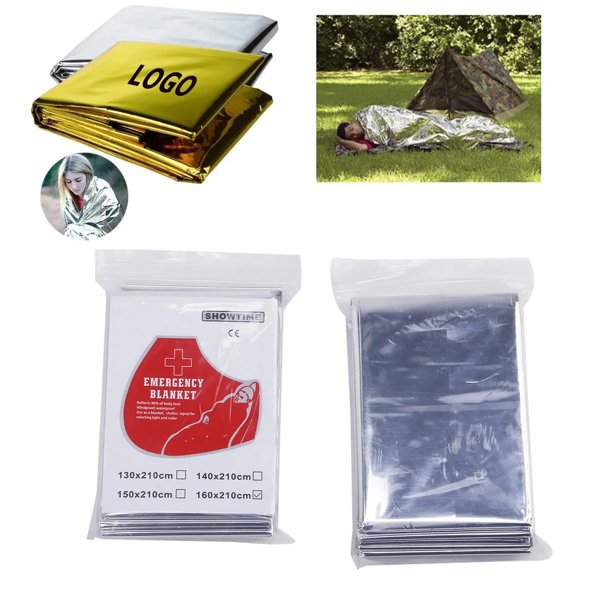 Survival Emergency Mylar Thermal Blanket 1
