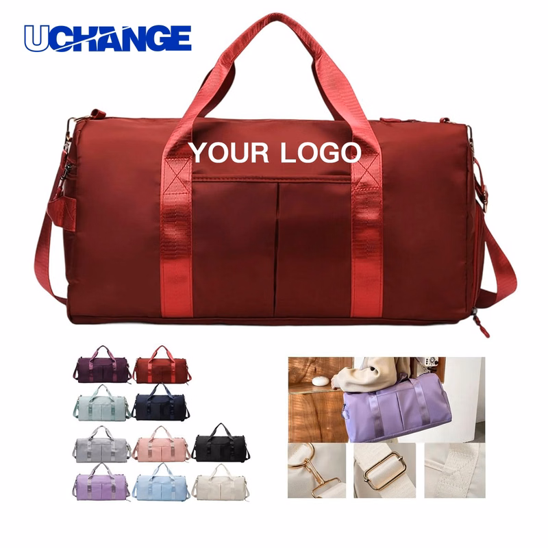 Workout Bag Duffel with Multiple Zippered Sections