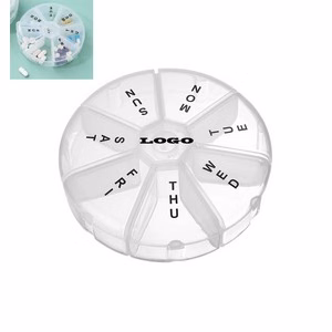 Circular Weekly Pill Box