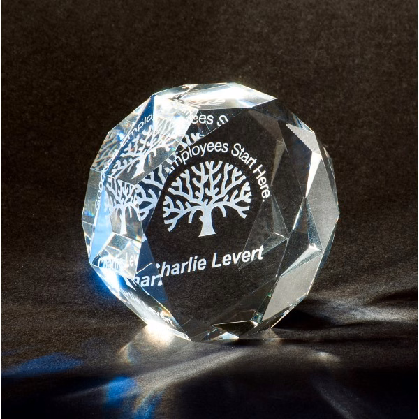 Designer Crystal Honeycomb Award