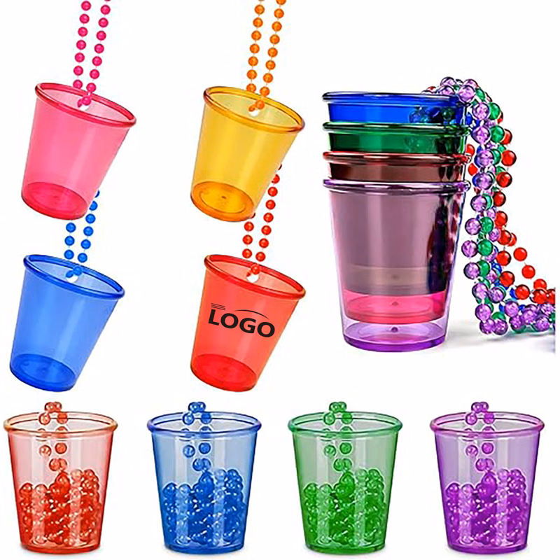 Plastic Shot Cup With Necklace