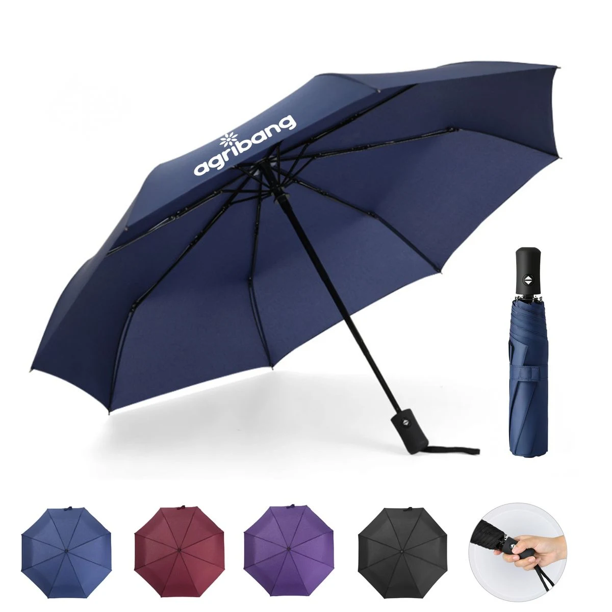 42" Arc Auto Open Folding Umbrella 1