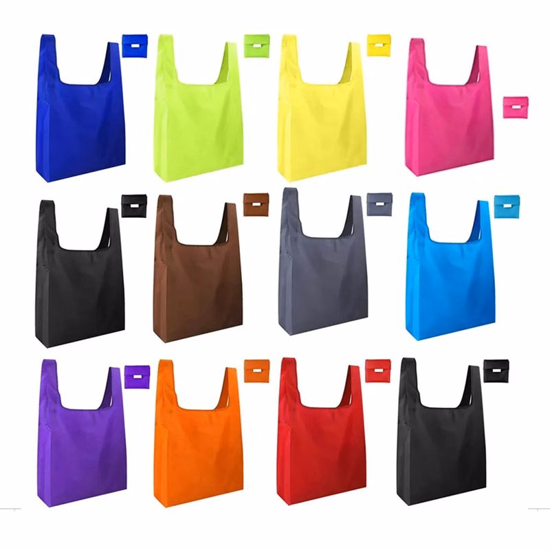 Reusable Shopping Tote Bags With Small Pouch
