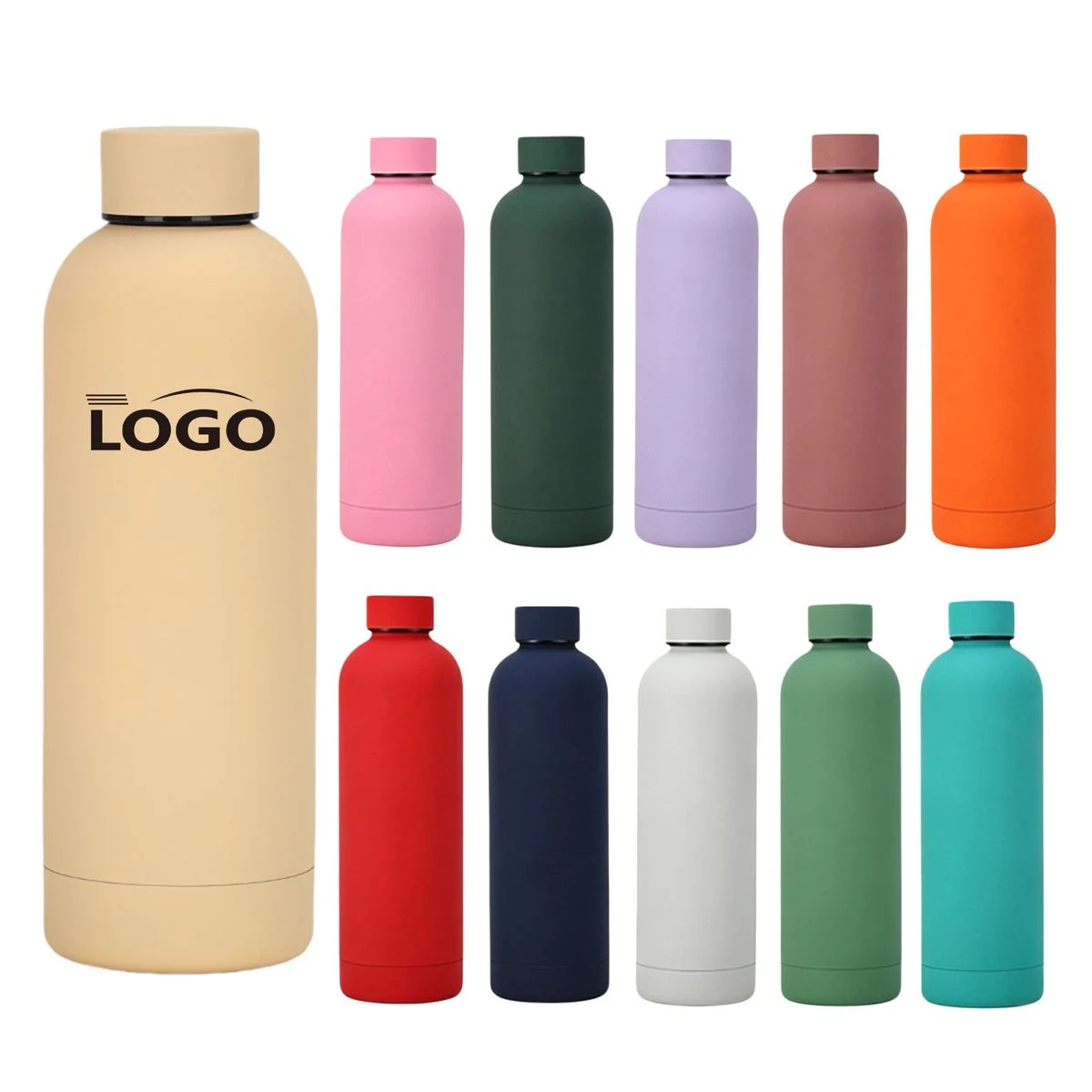 17oz Stainless Steel Insulated Narrow Mouth Water Bottle 1