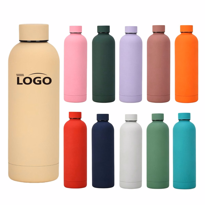 17oz Stainless Steel Insulated Narrow Mouth Water Bottle