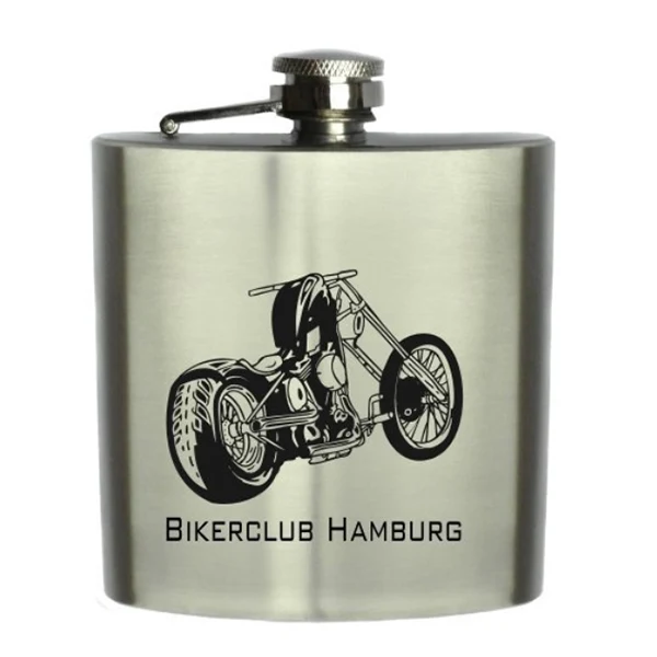 Jims Stainless Steel Hip Flask - 4 Oz 1