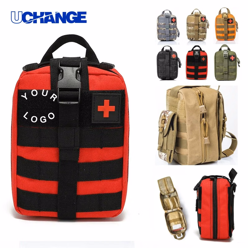Portable First Aid Organizer Pouch with Zipper