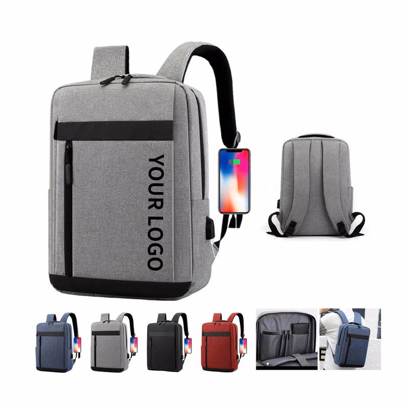 Work Backpack with Charging Port and Nylon Shell