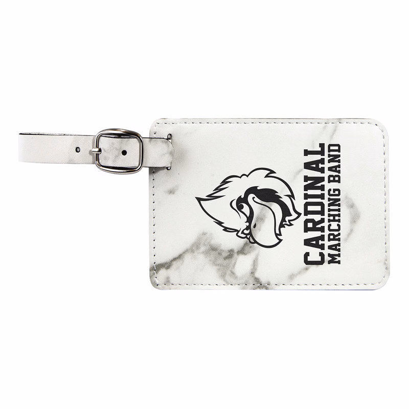 Marble Leatherette Luggage Tag
