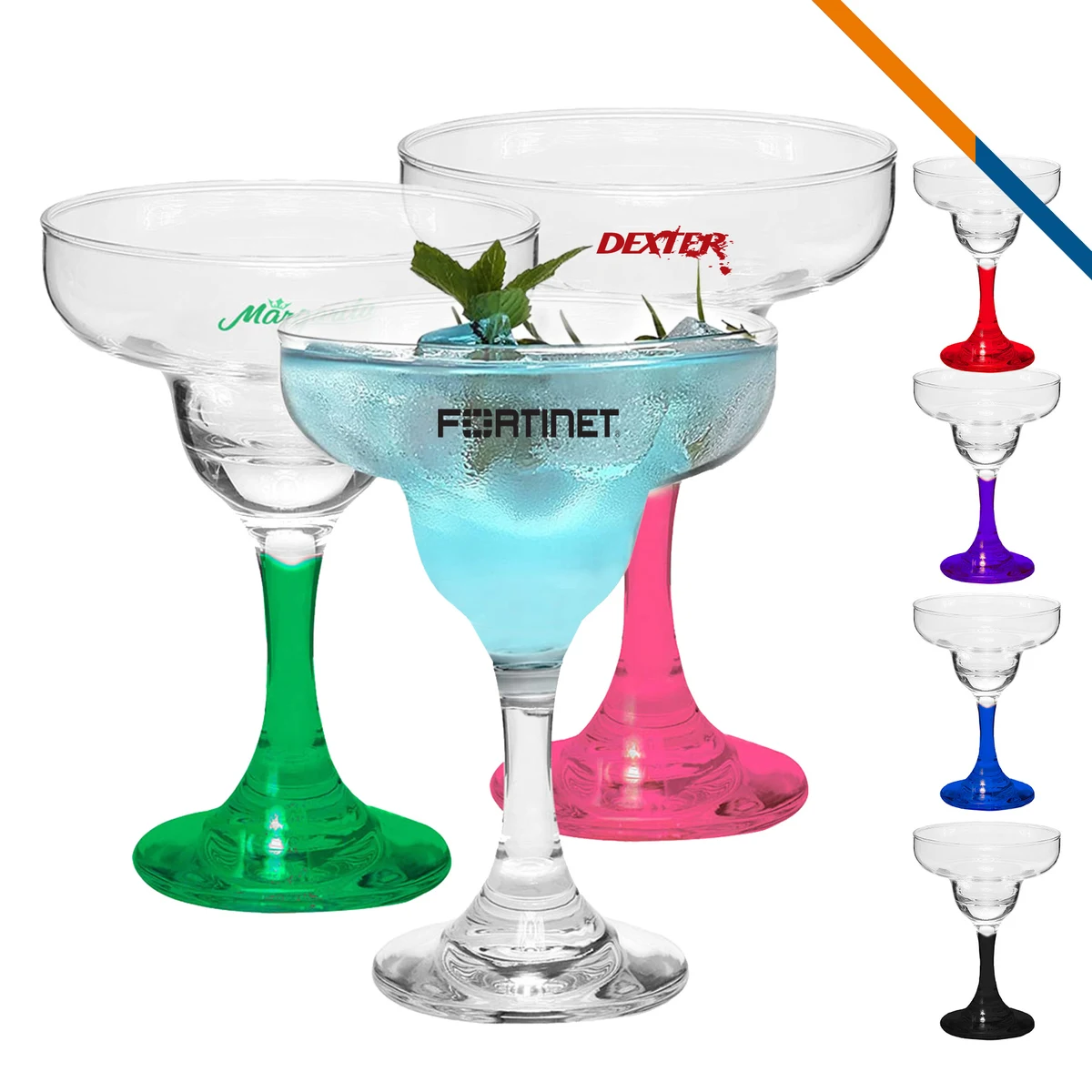 Mela Margarita Glasses - 9 OZ. 1