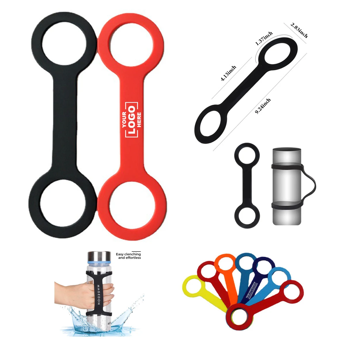 Silicone Water Bottle Handle Grip 1