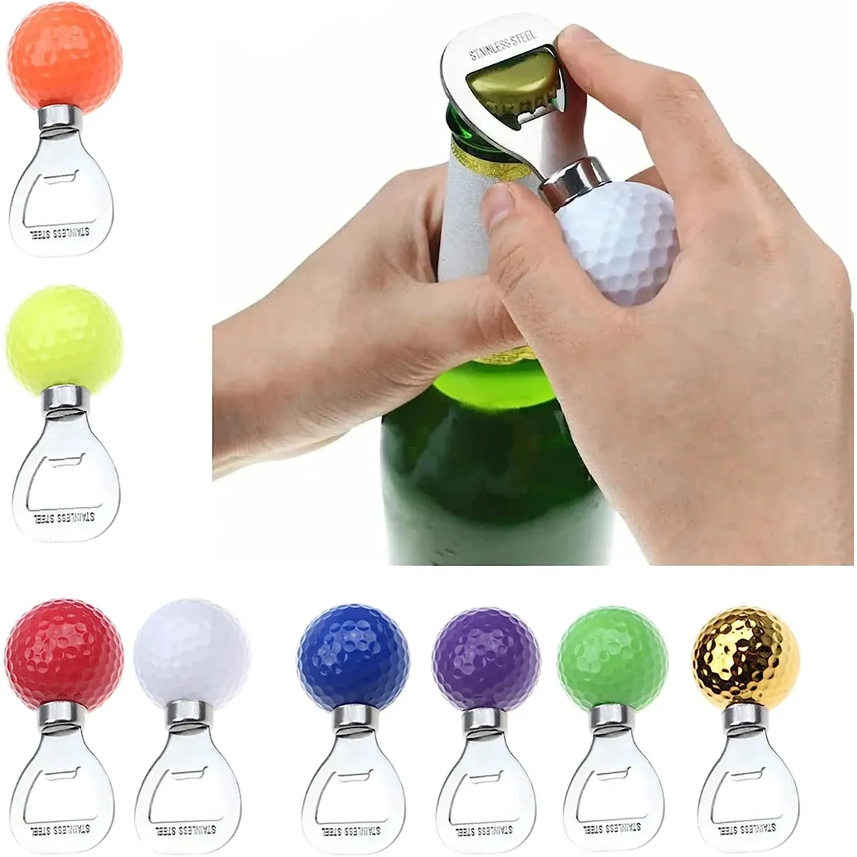 Golf Ball Shape Bottle Opener 1
