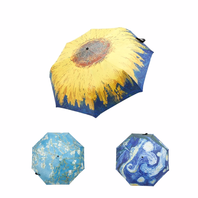 42" Fashionable Sun And Rainproof Automatic Folding Umbrella