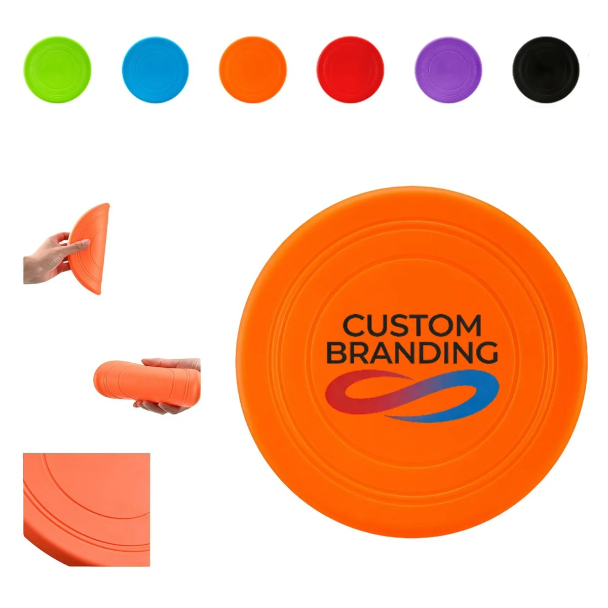 Durable Pet Flying Disc Silicone Dog Toy For Training 1